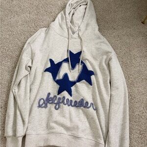 Aelfric Eden Gray and Blue Hoodie